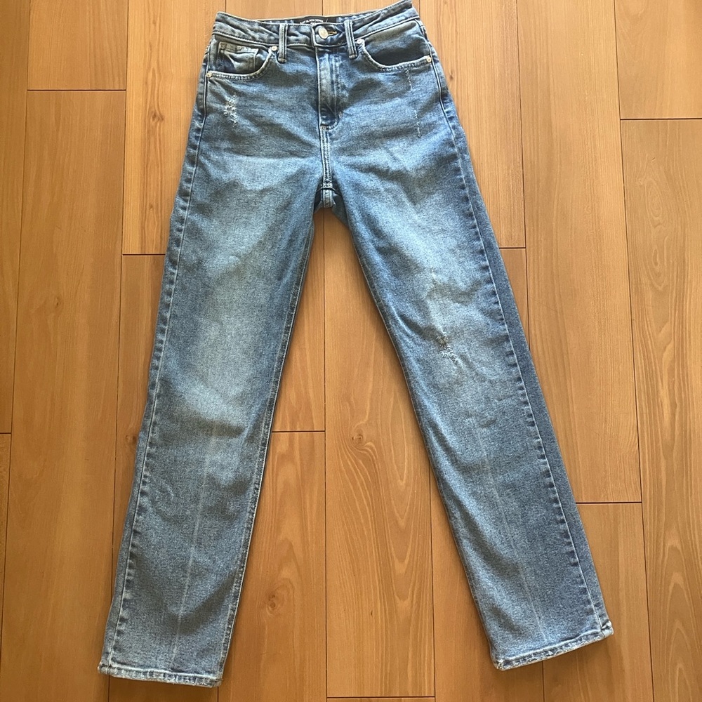 Just Black Denim Straight Leg Jeans